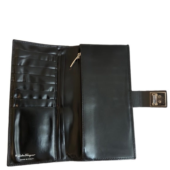 SALVATORE FERRAGAMO Vintage Bi-fold Long Wallet - Picture 3 of 5